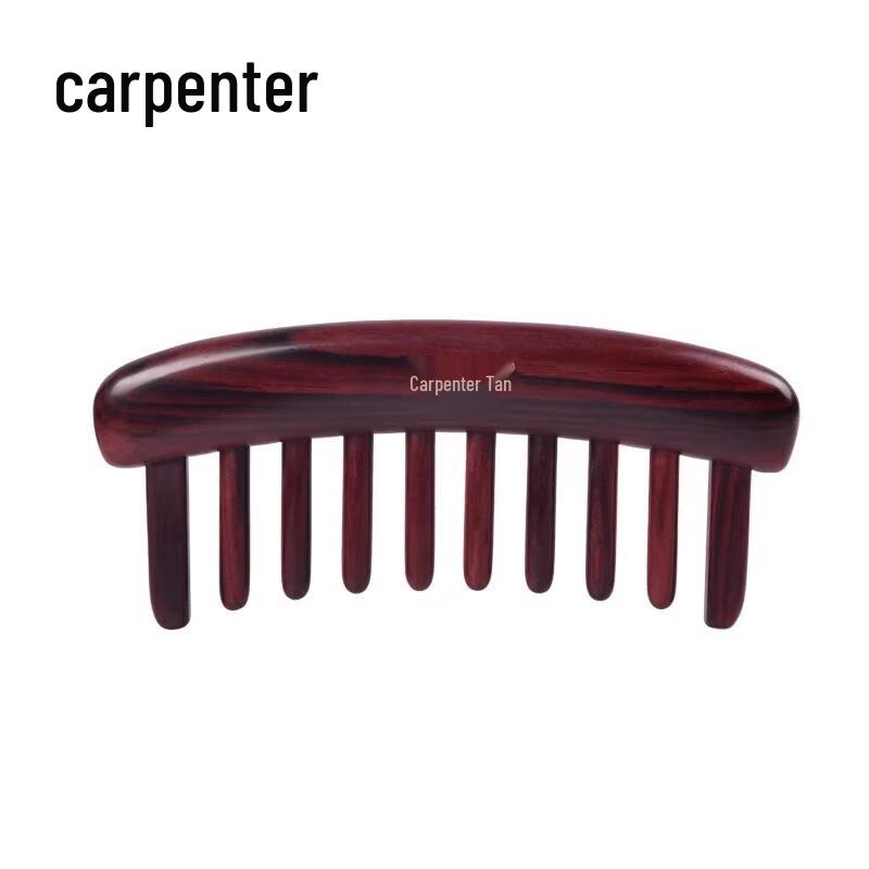 Tan Mujian Natural Rosewood Massage Comb