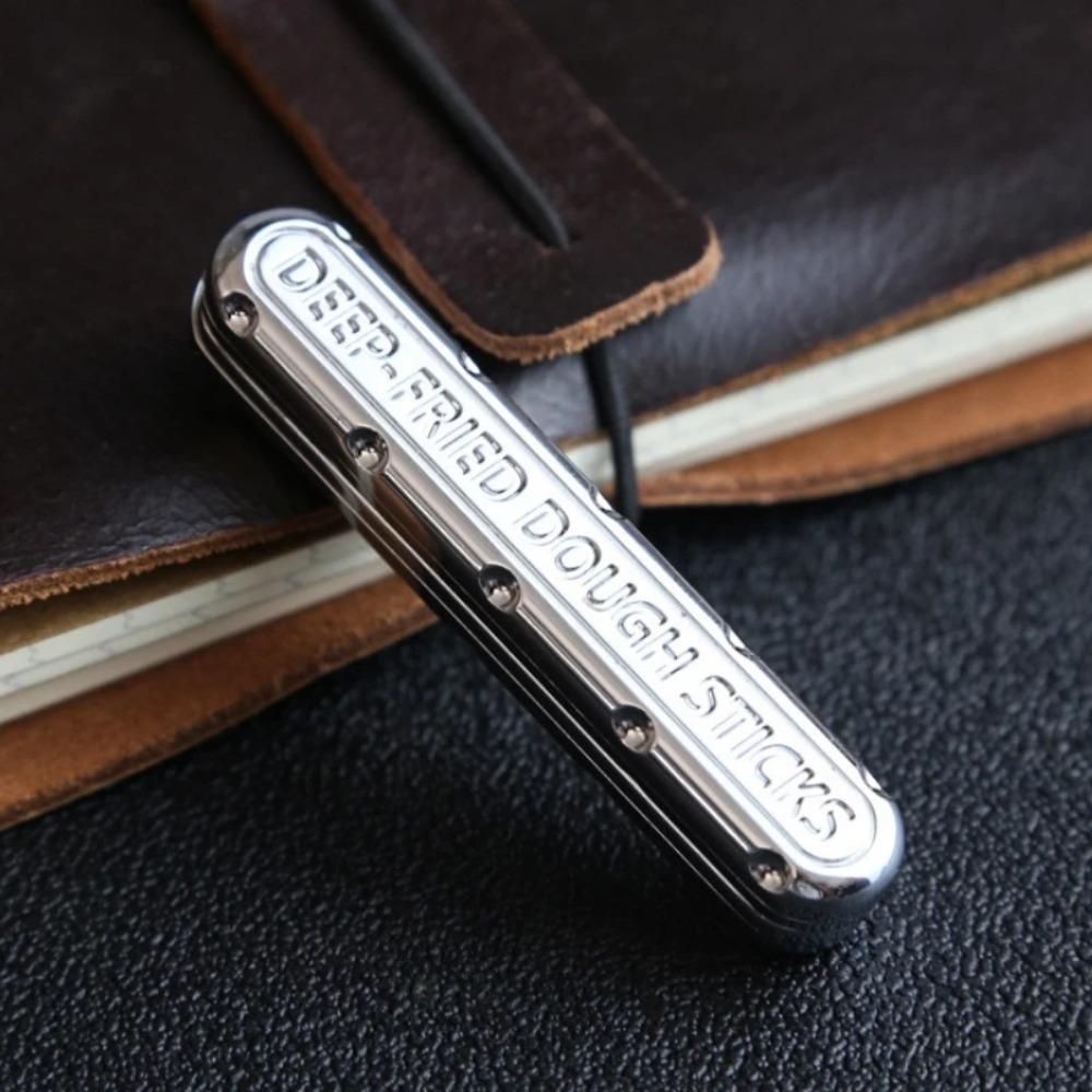 Alloy Magnetic Push Card Rotating Mechanical Slider Fidget Pushing Plate Edc Stress Reducing Sensory Toy Adults Anti Anxiety
