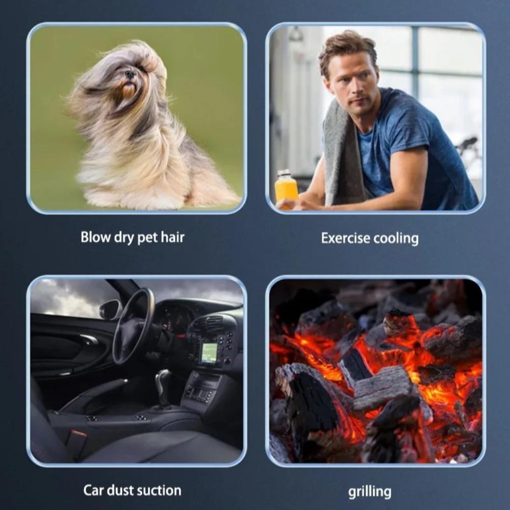 300000RPM Turbo Fan Type-C Charging Brushless Air Blower Easy to Use Rechargeable Blower