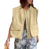 Women's Summer Fashion Loose Pleated Hem Sleeveless Vest Vest Top