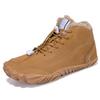 Mountaineering High-top Cotton Shoes Hiking Shoes Cotton Snow Boots Velvet Mountaineering Shoes Warm Non-slip Waterproof Walking Shoes