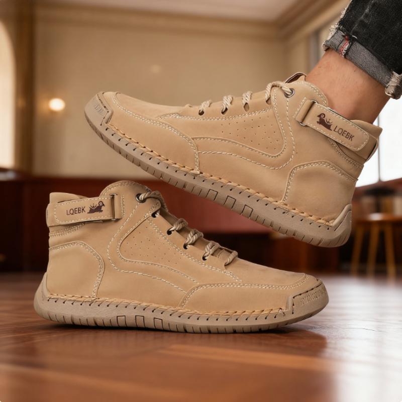 New Men's Leather Casual Shoes Men Shoes Design Sneakers  Moccasins Walking Flats Casual Male Work Shoes Homme