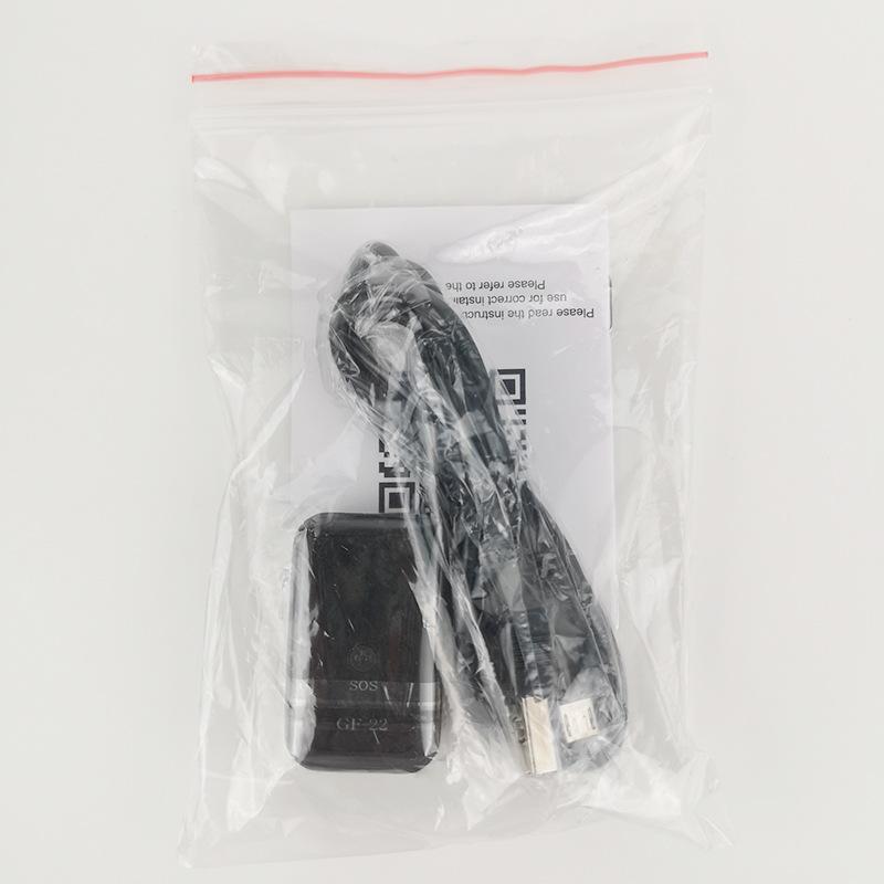EURS GF22 Rastreador GPS para carro, dispositivo magnético pequeno, localizador portátil antiperda, rastreador de veículos, rastreador GPS antirroubo, localizador