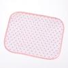 Pink Love Quilted Japanese Style Ancient Table Mat Tablecloth Ins Style Student Desk Material Heart Shaped Table Mat Cute