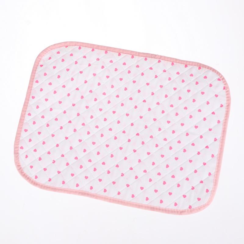 

New Pink Love Quilted Japanese Style Ancient Table Mat Tablecloth Ins Style Student Desk Material Heart Shaped Table Mat Cute A1