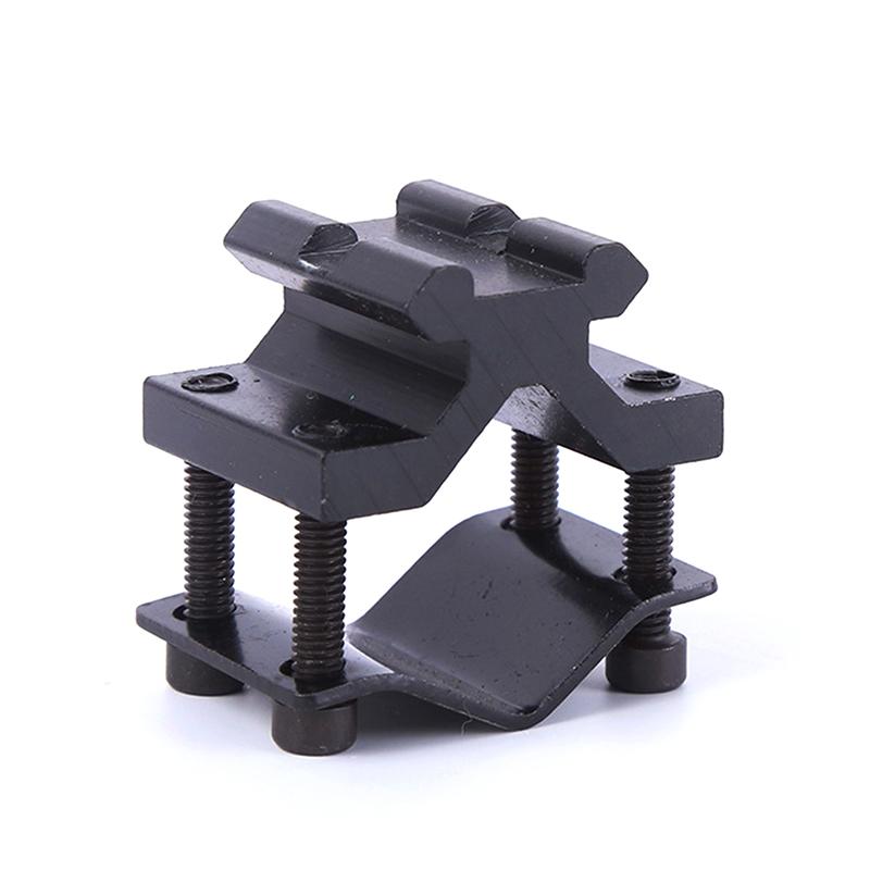 Tactical Universal Adjustable Rail 20Mm Mount Adapter For Scope Flashlight Laser
