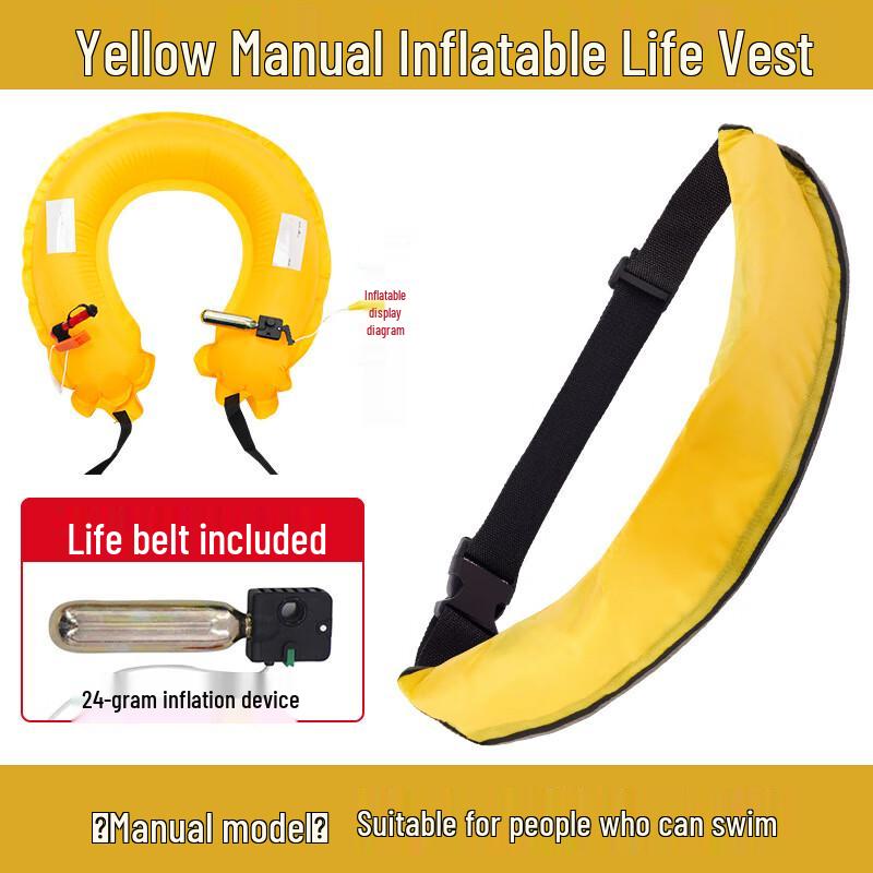Bosente Portable Automatic Inflatable Life Belt One Size