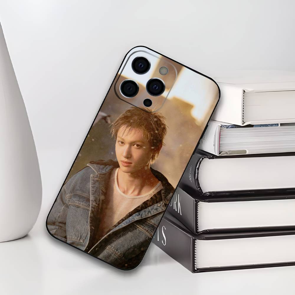 M-Martin K-POP Phone Case For iPhone 17,16,15,14,13,12,11 Plus,Pro Max,XS,Soft Black Cover
