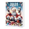 2025 Panda Adventskalender med 24 Panda-pynt Barnas Juleferie Nedtellingskalender Juletrepynt