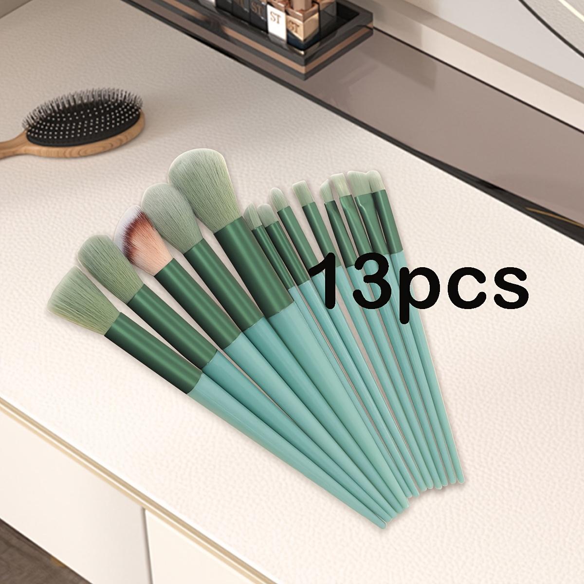 

[Soft Portable Bag Makeup Tools] Luxurious Set of 13 Makeup Brushes, Includes A Perfect Soft Portable Bag - Makeup Tools Made with High-Quality Fibers 13pcs