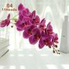 Artificial Butterfly Orchid Flower Bunch Fake Phalaenopsis Wedding Party Decor