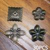 30buc Cuie decorative antique pentru tapițerie Cutie cu bijuterii Cutie din lemn Colț Cutie pentru vin Stud decorativ pentru canapea Pad de calibrare Ac de tip pushpin
