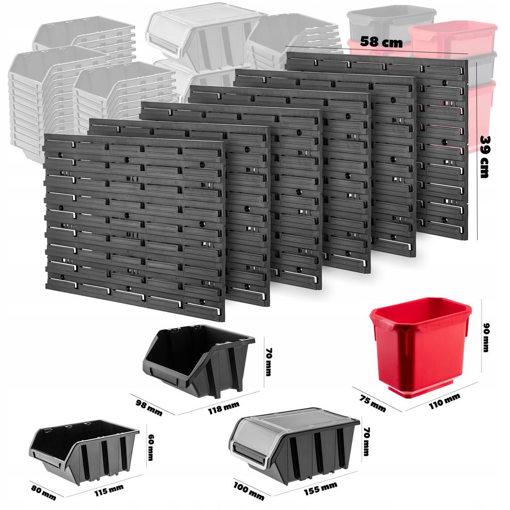 KADAX Workshop Tool Board 174x78cm 130pcs