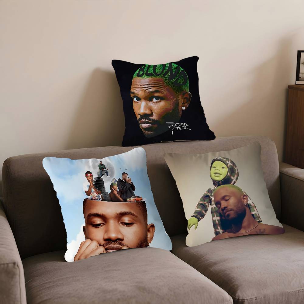 Singer Frank Ocean B-Blonde Pillow Case Throw Pillow Chair Seat Cushion Nap Pillows Cushion Seat Soft Pad Pillow Sofa Cushion