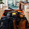 1pc Mortal Kombat3 Design Area Rug - Non-Slip, Soft & Cozy Floor Mat for Living Room, Bedroom, Office - Indoor/Outdoor Decorative Carpet