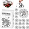 Thickened Aluminum Foil Food Cover - Thermal Insulation & Bug Dust Proof, Keep Warm Dish Cover for Dining Table, Food Grade B2M5