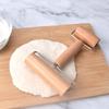 Ergonomic Handle Kitchen Rolling Pin Wooden Dough Flattener Beechwood Roller For Baking Cooking And Food Preparation