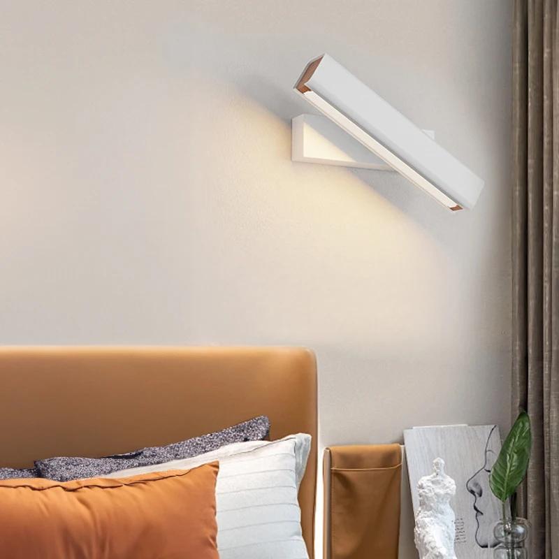 Moderne LED Wandleuchte 350° drehbare Wandlampe für Schlafzimmer Wohnzimmer Innenwandleuchten Beleuchtungskörper