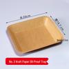 Disposable Kraft Paper Food Trays