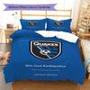 San Jose Earthquakes Pattern Bedding Set Quilt Cover Pillowcase Home Decor Gift (1 * Duvet Cover + 2 * Pillowcase, Without Core)