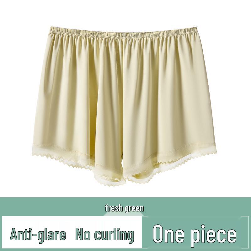 Ice Silk Women's Safety Shorts - Summer Thin, Loose Fit, Anti-Exposure, No Roll Hem, Seamless, 2026 Style