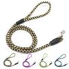 Pet Dogs Rope Plaid Pattern Wear-resistant Flexible Universal Pet Traction Leash for Small