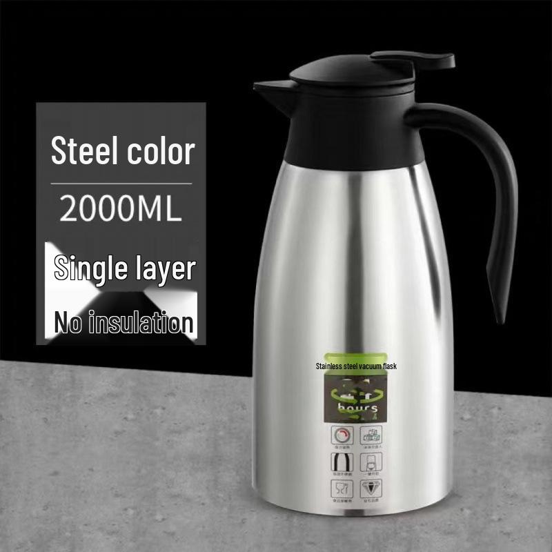 

316 Stainless Steel Double-wall Insulated Thermos Flask - Anti-scalding Water Bottle for Home & Commercial Use 316L Extra Thick [Insulated 36 Hours] 2.5L
