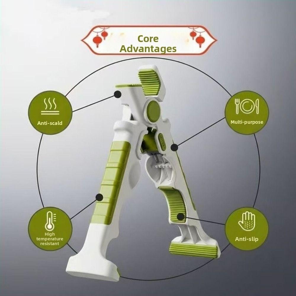 Multifunctional Anti Scalding Clip Heat-Resistant Hot Bowl Gripper  Kitchen Use