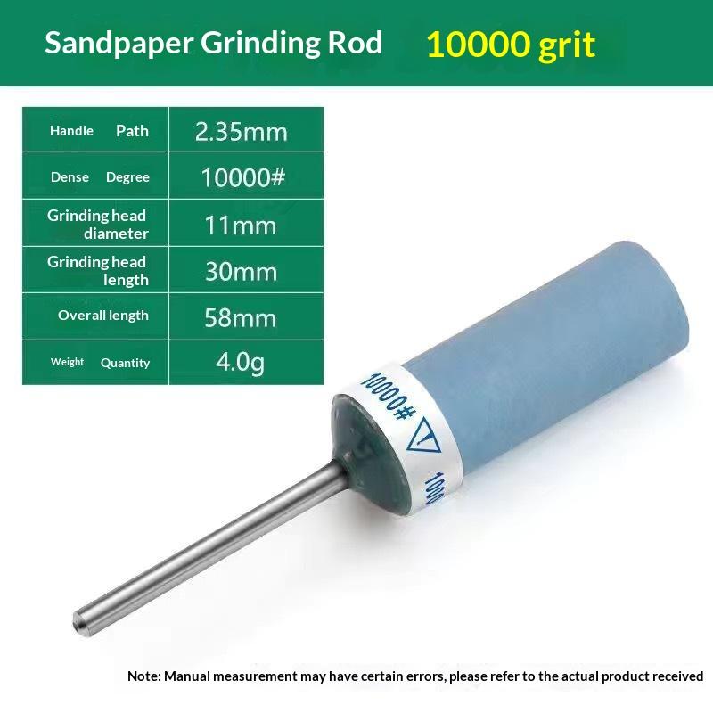 Wet Dry Sandpaper Grinding Sticks Assorted Grit Polishing Tools for Wood Carving Plastic Grinding Model Making Hobby Projects