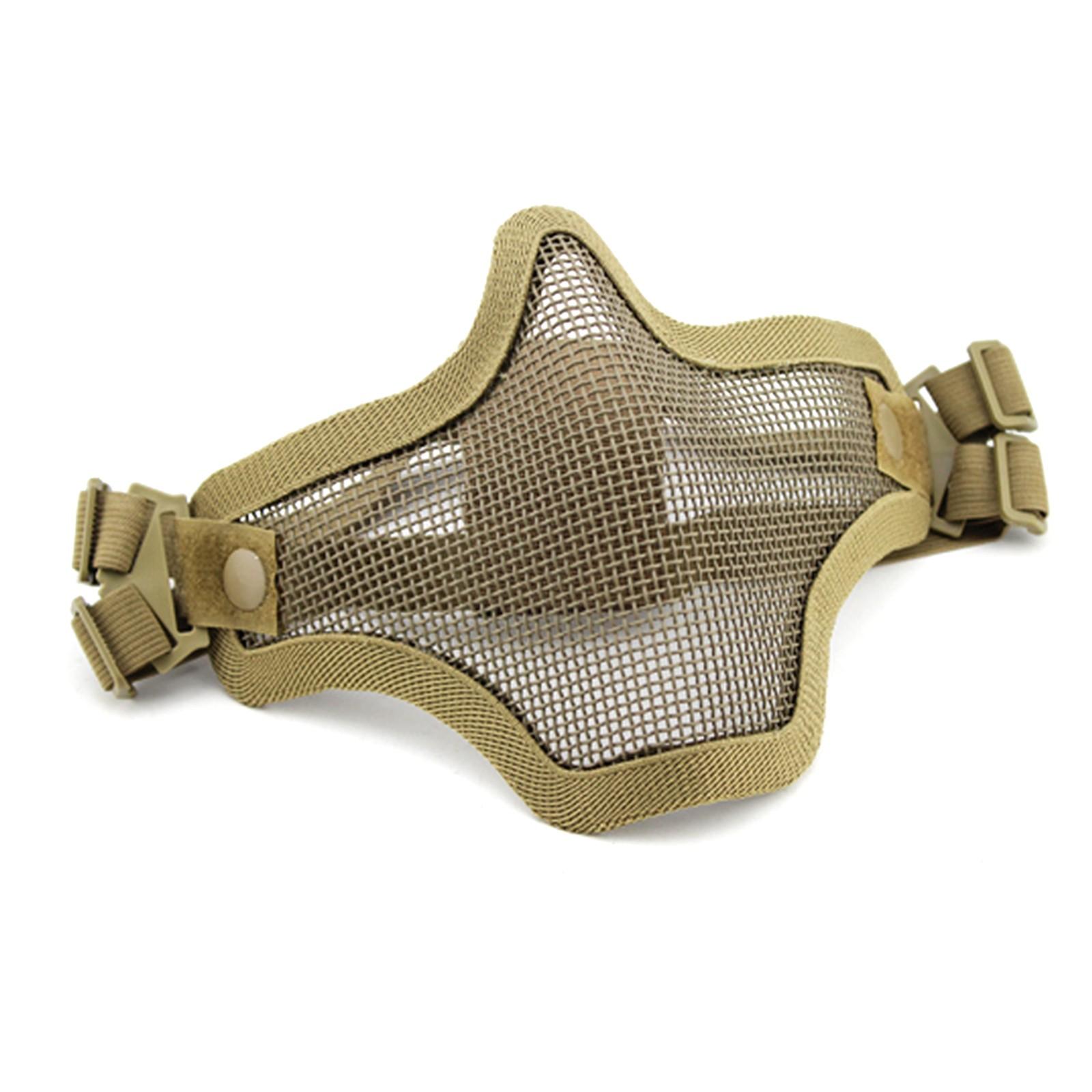 

Strike Metal Mesh Mask Half Face Protection Mask for Fast Helmet Camouflage Equipment Accessories