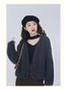 Korean Style V-Neck Loose Knit Cardigan - Soft, Fluffy, Gentle Women's Fashion