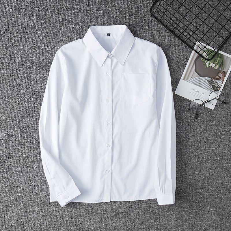 

Simplicity Skilled Academic Style Pure White Work Clothes Fresh Comfort Formal Solid Color Men s Shirts Summer Spring 2026 S белый