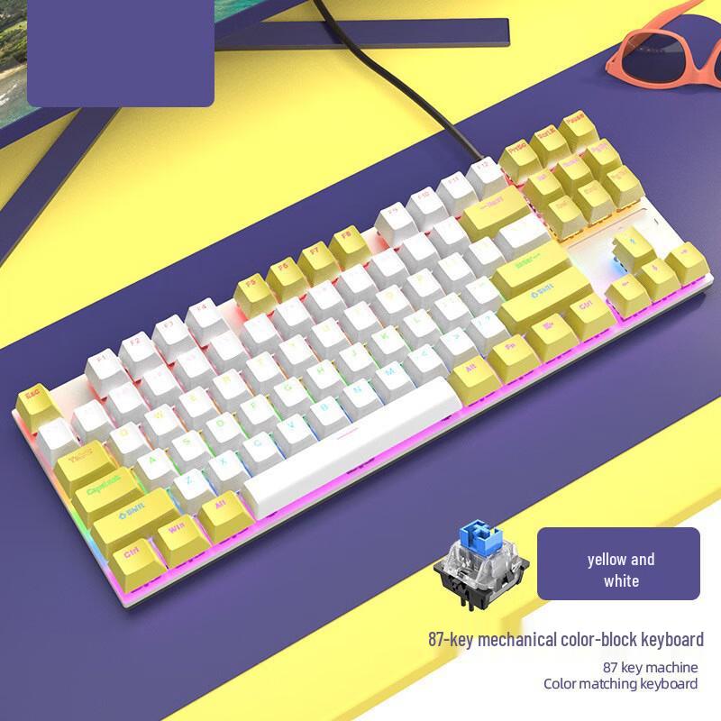 Y-FRUITFUL K6 RGB Hot-Swappable Mechanical Gaming Keyboard
