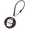 Fieldwork Taschenuhr, Maneki Neko Design mit Lupe, LW047-4, Damen, Schwarz