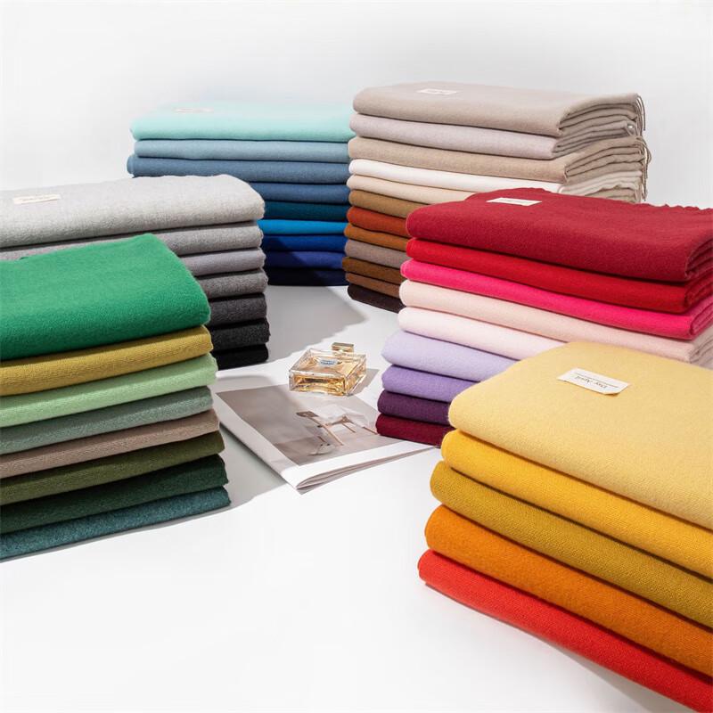 Women's Cashmere-Feel Solid Winter Scarf