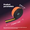 Bicycle Handlebar Tape Triangular Gradient Color Anti-Slip Design Abrasion Resistant Durable Secure Fit for Road Bikes