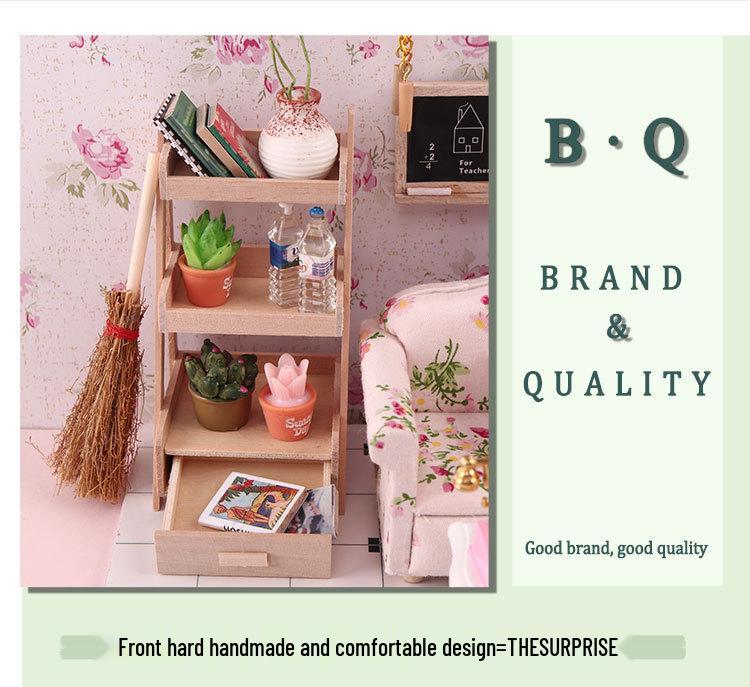 1:12 Scale Dollhouse Miniature Food & Flower Stand Model