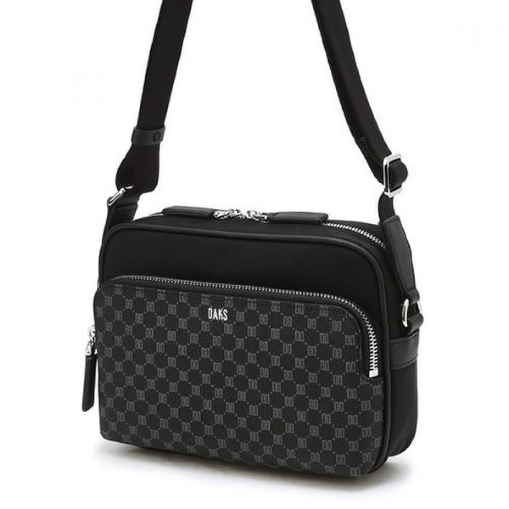 Daks Black Dd Pattern Nylon Mini Crossbody Bag Dbba5f594bk