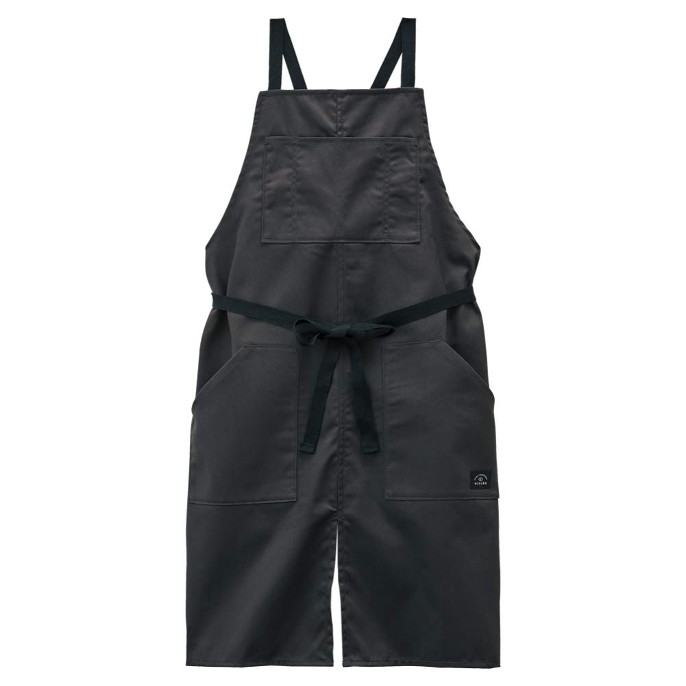 LIHIT LAB ALCLEA Work Charcoal Apron, Gray, A7931-27