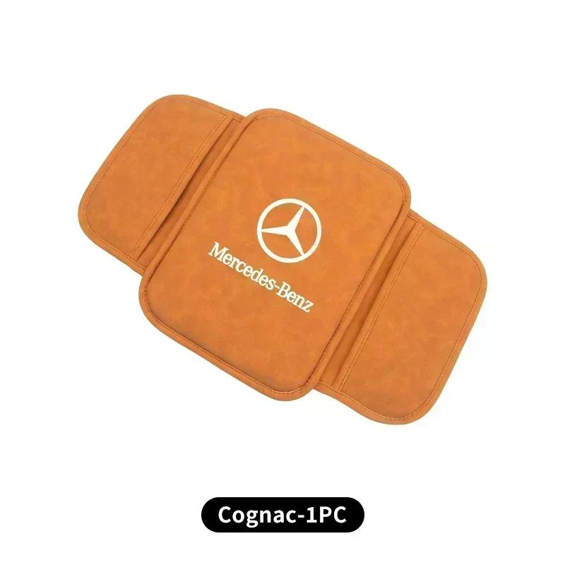 TEP3 Car Central Armrest Cushion Box Mat Nonslip Protective Cover Pad For Mercedes Benz AMG W204 W205 W203 W211 W201 W210 W108 W190
