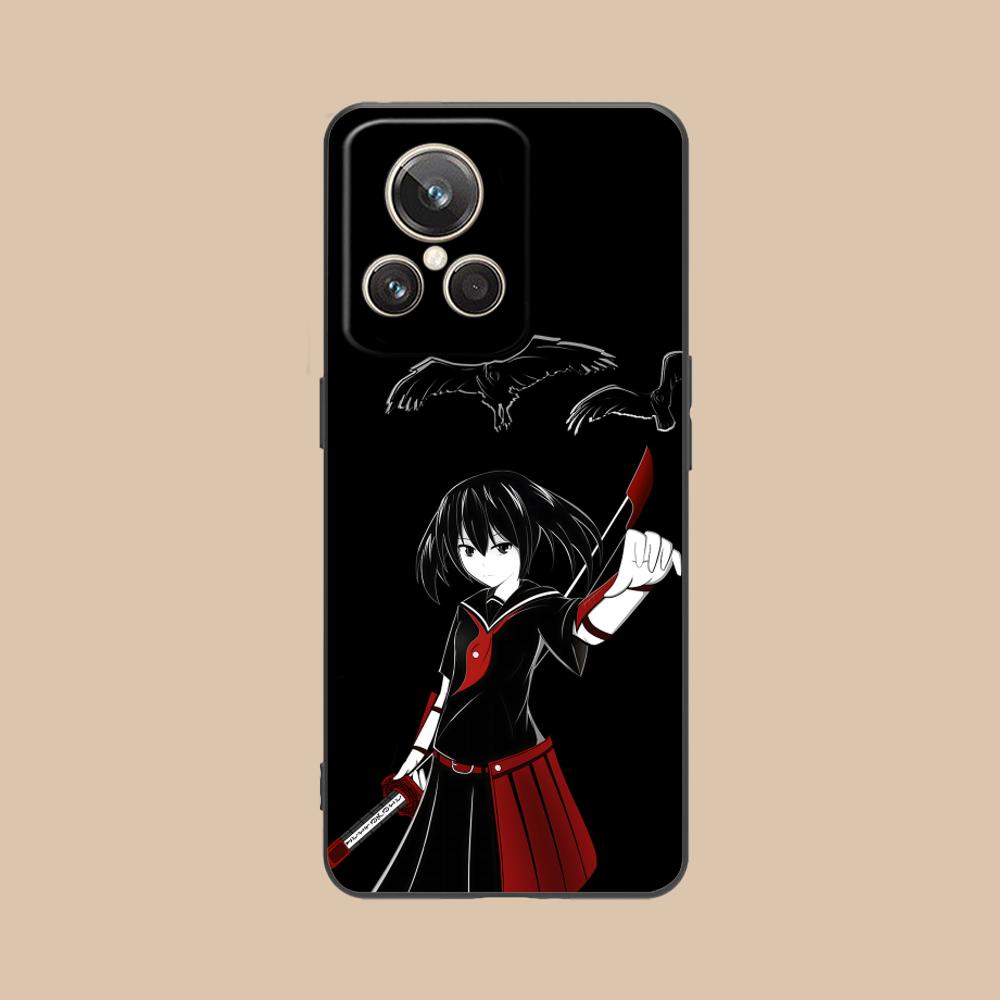 Akame Kurome Matte TPU Mobile Phone Case for Realme 15 14 13 12 11 10 9 Pro Plus T i Lite 5G Colorful Printing Cover