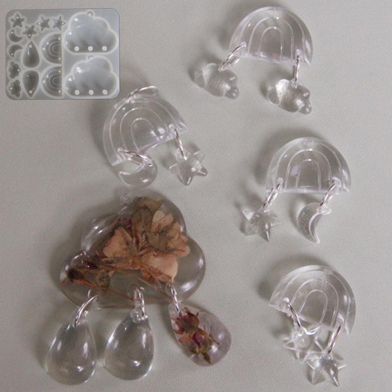 Teardrop Accessories Mold Flexible Silicone Jewelry Charm Mould Epoxy Resin Accessory Making Mold for Craft Lover