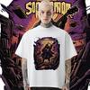 Skeleton Wanderer T-Shirt Locker Rundhals Tops Hip Hop Herren Sommer T-Shirt Hochwertige T-Shirts Lässige Übergroße Kleidung