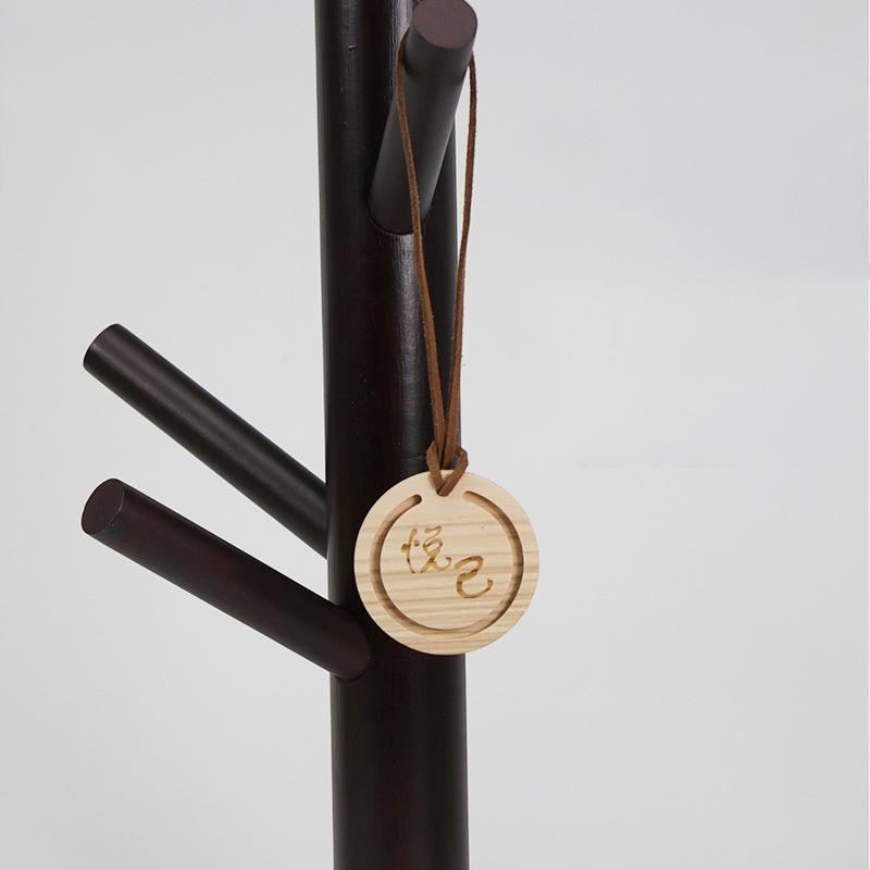 Apskritas Aromaterapinis Medinis Automobilio Oro Gaiviklis Eterinių Aliejų Difuzorius Absorbuoja Kvepalus Bukmedžio Tabletės Automobilio Salono Kvapo Šalinimas