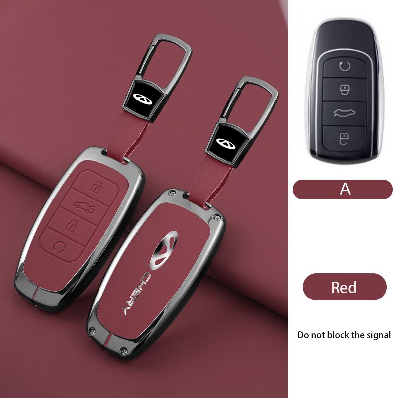 Zinklegierung Leder Auto Schlüsselanhänger Hülle Schutzhülle Für Chery Jaecoo J7 J8 7 Tiggo 8plus 8 5 Plus 7pro Max Omoda 5 C5 Arrizo