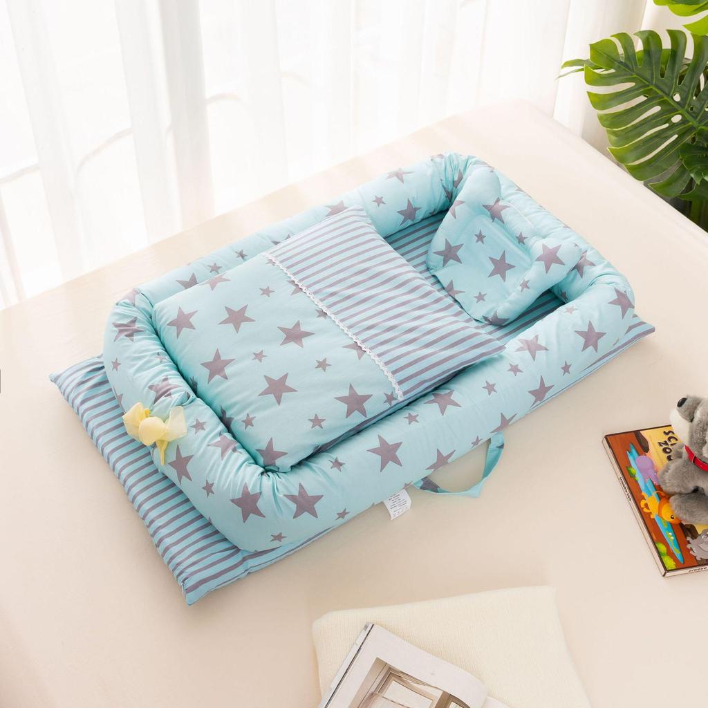 Portable Bionic Baby Crib: Removable, Washable, and Isolated Sleeping Bed for Newborns