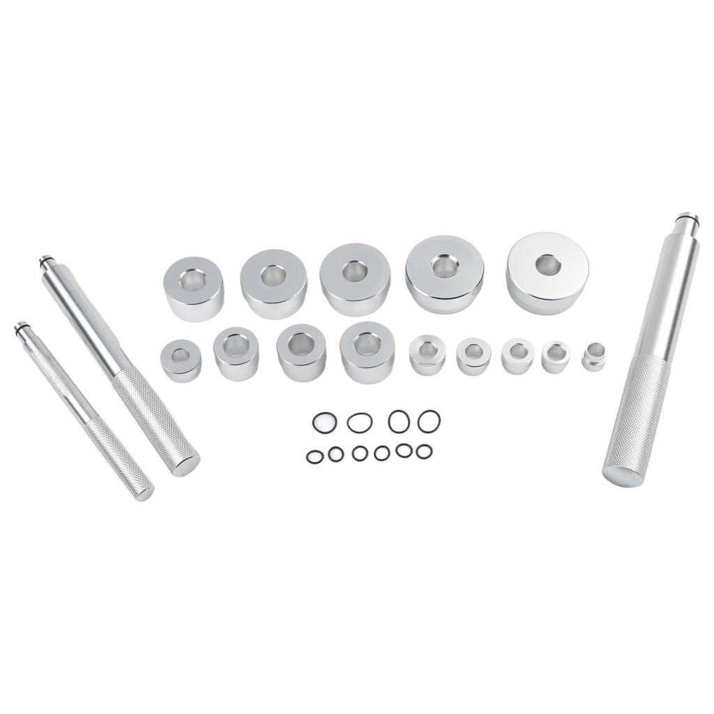 17PCS Bearing Race and Seal Installer Set with Multiple Driver Discs for Wheel Bearing Installation and Replacement