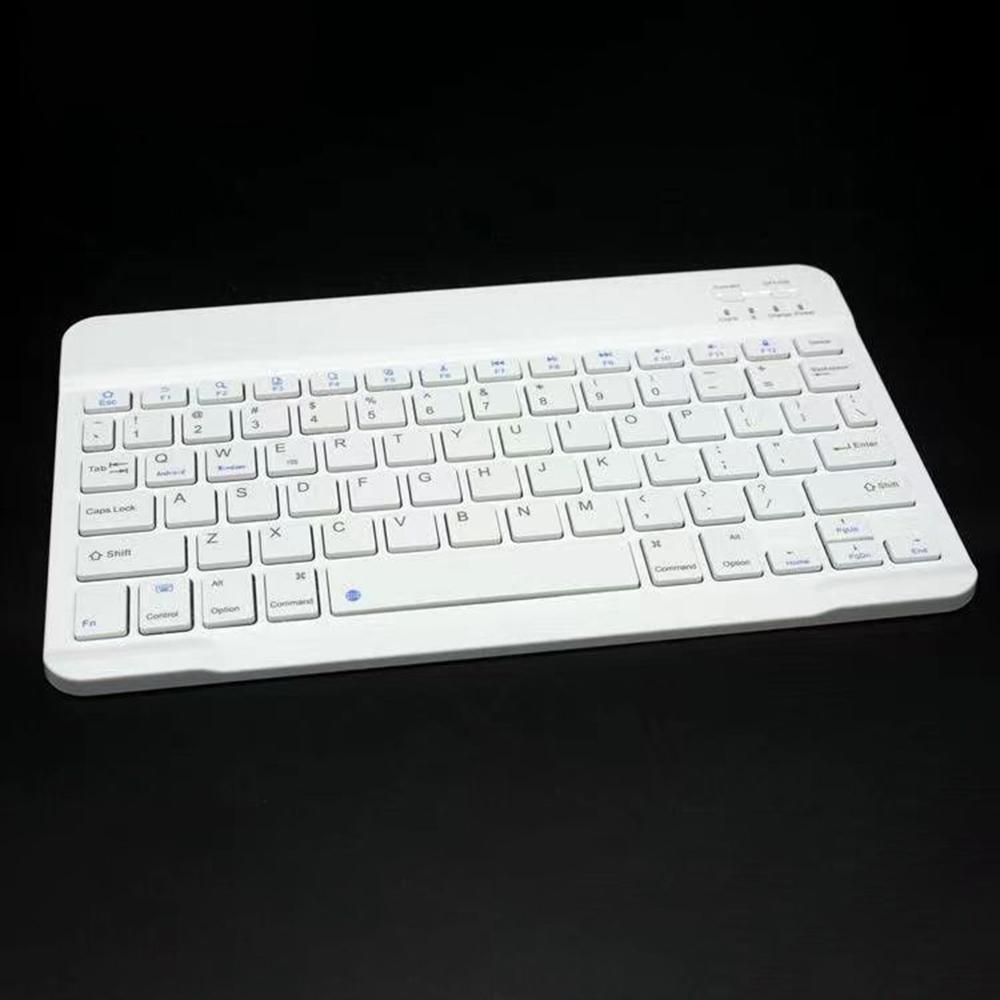 10-Zoll-Wireless-BT-Tastatur Threesystem Universelles, farbenfrohes, wiederaufladbares BT-Tastatur-Mobiltelefon