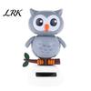 Plastic Solar Ornament Funny Dancing Duck Toys, Creative Fun Swinging Bright Color Toy Owl Car Decorations Desktop Ornaments Interior Dashboard