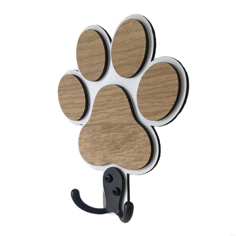 Polished Wooden Animal Claw Wall Hook Decorative Hanger Home Storage Solution HX6C